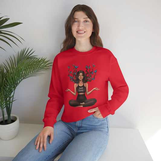 The Self Love Heavy Blend Women Sweatshirt