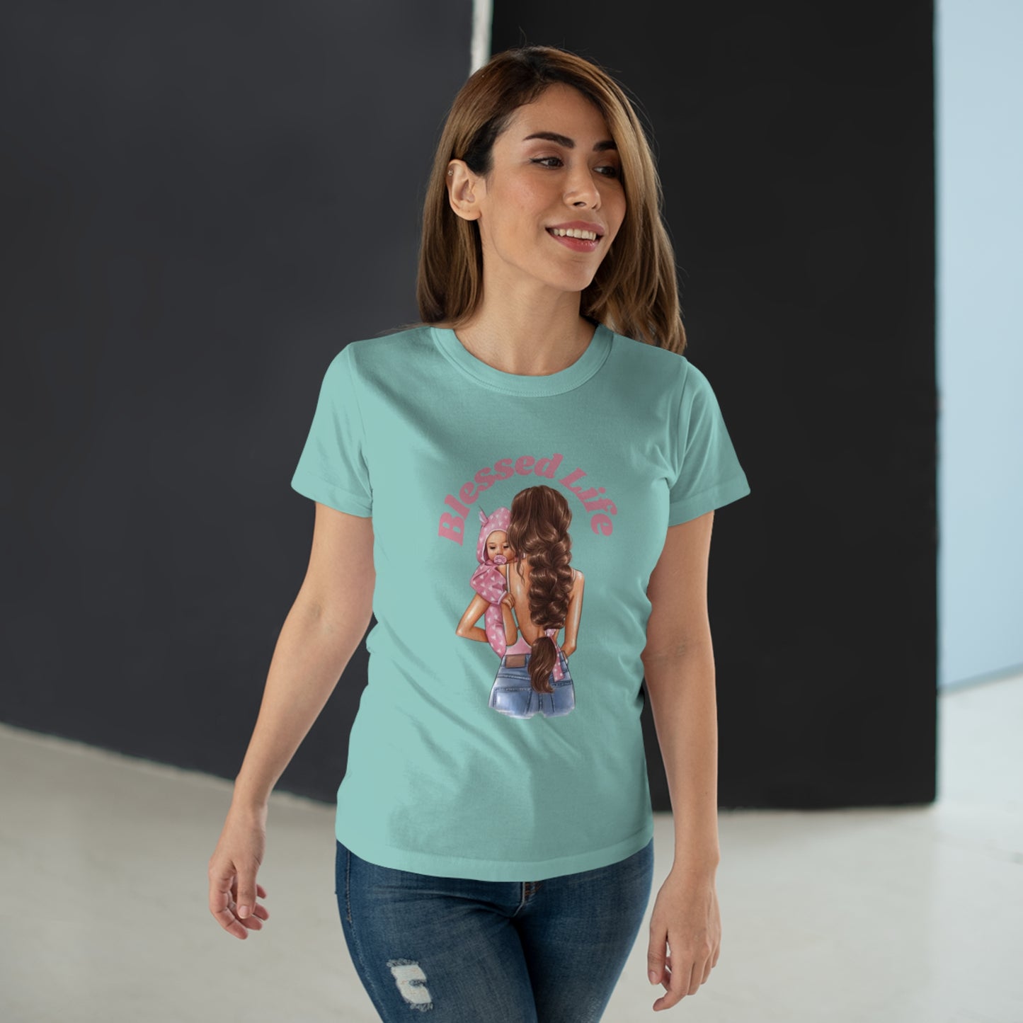 Blessed Life Mom and Daughter Women's T-shirt