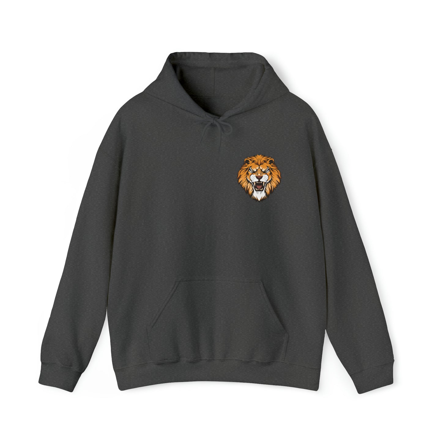 Lion Print Men's Hoodie: Roar Above Adversity