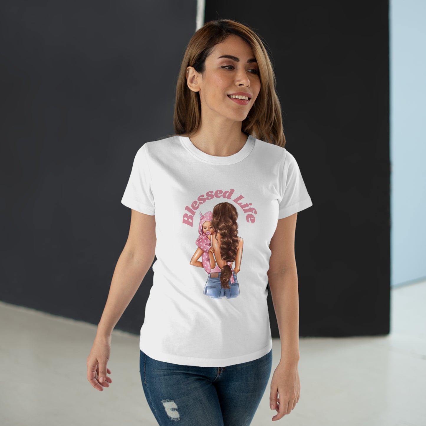 Blessed Life Mom and Daughter Women's T-shirt