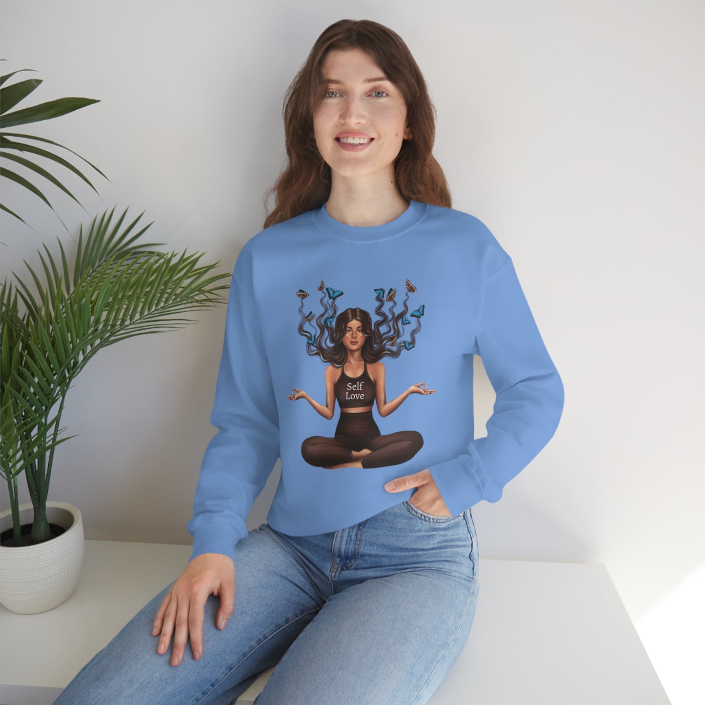 The Self Love Heavy Blend Women Sweatshirt