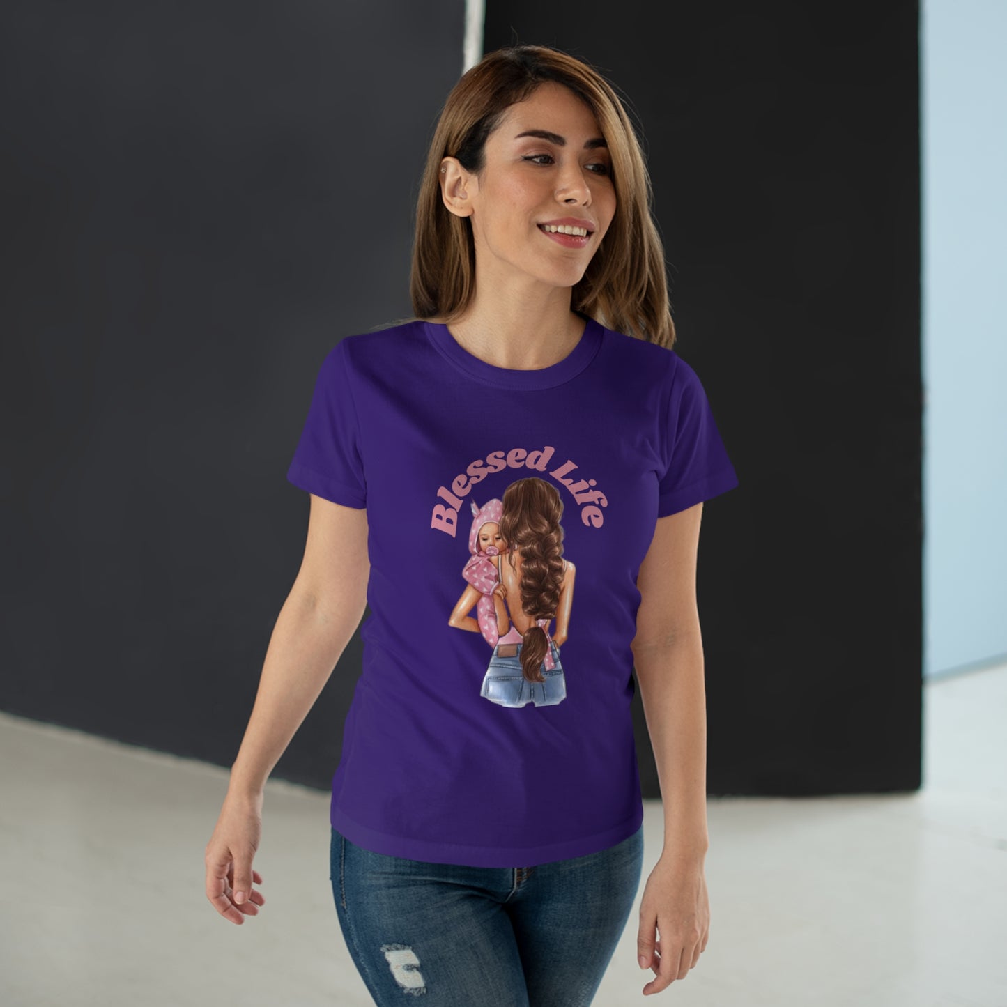 Blessed Life Mom and Daughter Women's T-shirt
