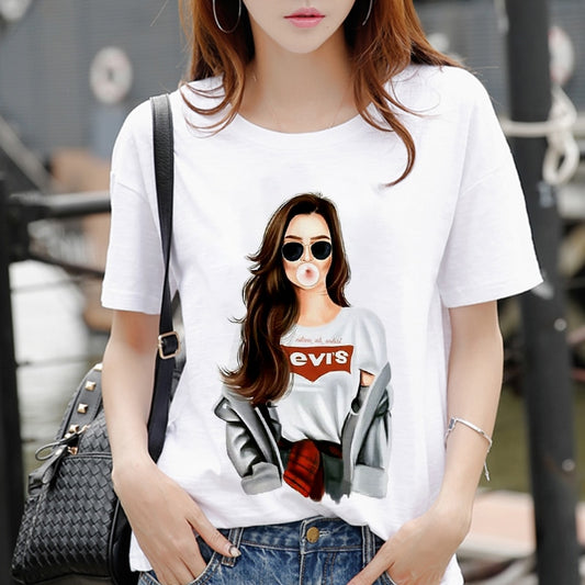 Character Print Women T-shirt