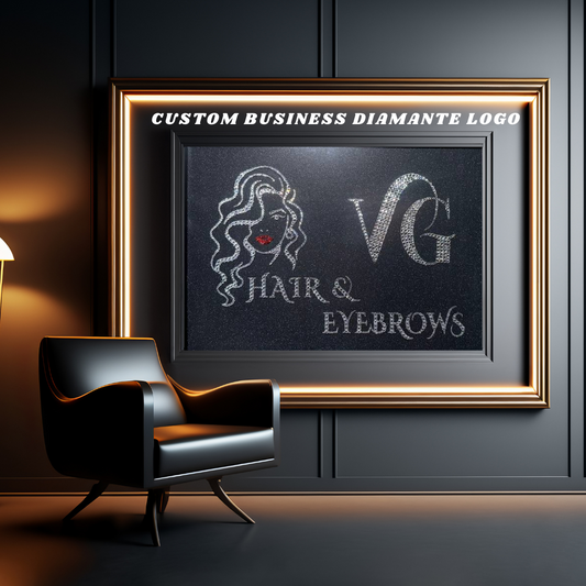 Personalised Diamante Business Logo