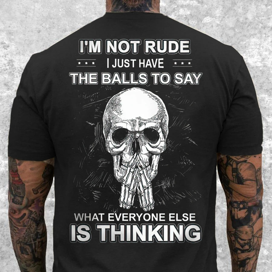 I'm Not Rude Men's T-Shirt